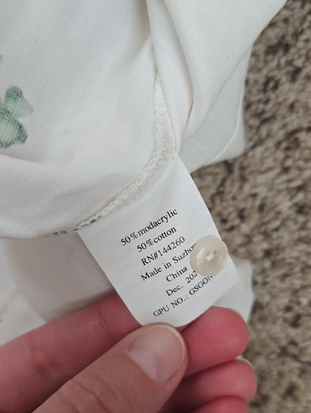 NEW -Petite Plume sz 10 Delphine Shamrocks Nightgown